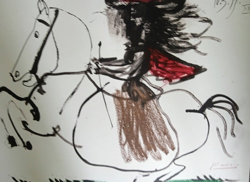 Pablo picasso cavaliiere - la, cavaliiere"