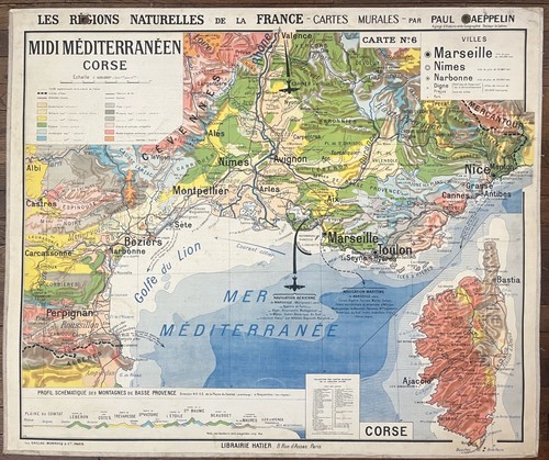 Ancienne carte hatier - 🌏,