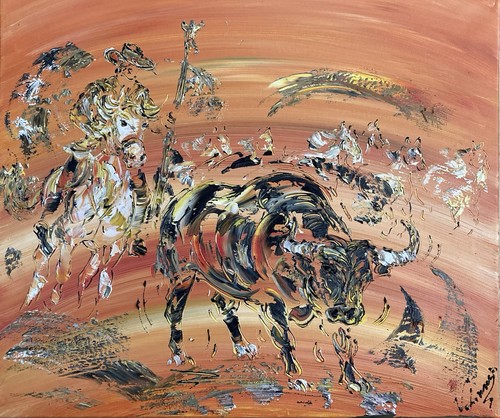 Tableau camargue gardian - tableau,
