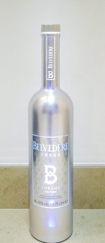 Empty belvedere vodka chrome - belvedere,