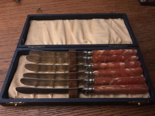 Vintage boxed knife set 6 - boxed,