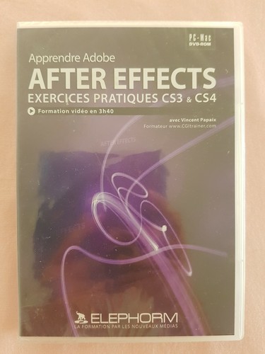 Rom apprendre adobe after - cd-rom,,
