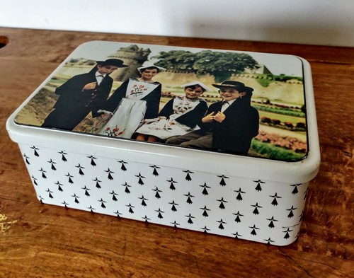 Boite metal vintage masailly - vintage,