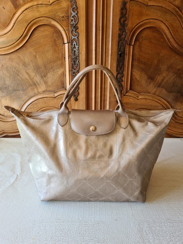 Sac longchamp pliage doré - sac,