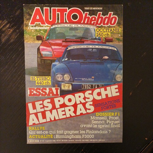 Auto hebdo 538 porsche 911 - 538,