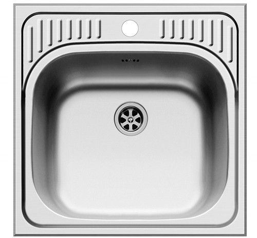 Evier cuisine 48x48cm inox - de,