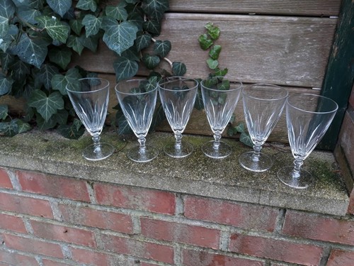 Lot grands verres pied - 6,