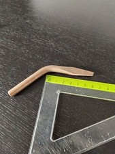 Panne de fer à souder, coudée,cuivre  9.5 diametre             DepI6h3PF