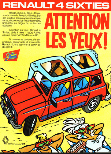 Pub renault sixties - ",