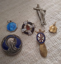 Lot anciennes médailles