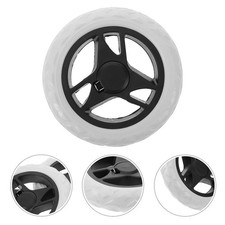  2 Pcs Small Trailer Wheels Shopping Trolley Chariot À Roulettes Roue
