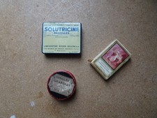 2 Boites Anciennes  Medicament  1 paquet compresses lavande Pharmacie Deco