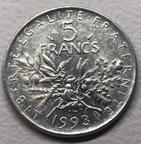 Francs 1993 semeuse - 1993, nickel