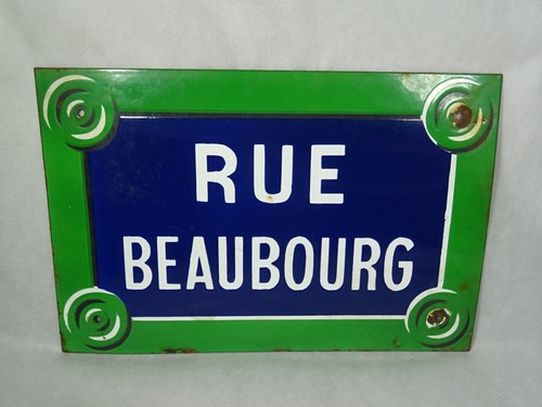 Plaque émaillée ancienne - plaque,