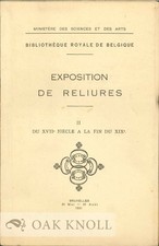 EXPOSITION DE RELIURES II DU