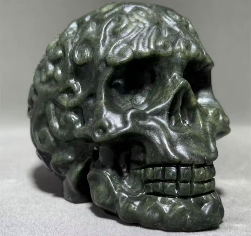 Crâne sculpté main en - sculpté,