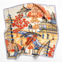 foulard 100% soie carré femme