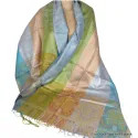 Etole soie chic turquoise - chic,
