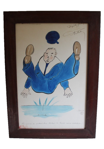 Ancien tableau dessin