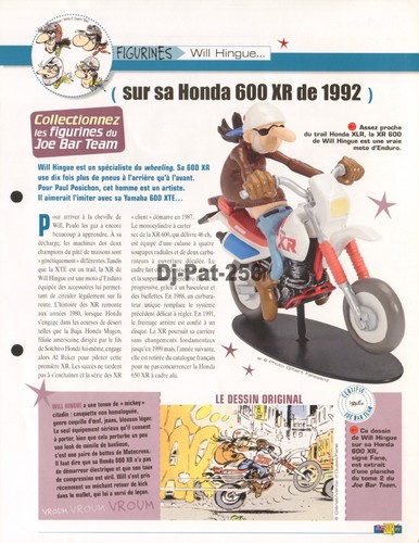 Fiche moto honda 600 xr - moto, 1992