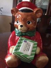   CUBBY TEDDY BEAR COOKIE JAR