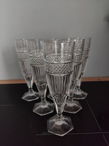 Verres champagne cristal - verres,