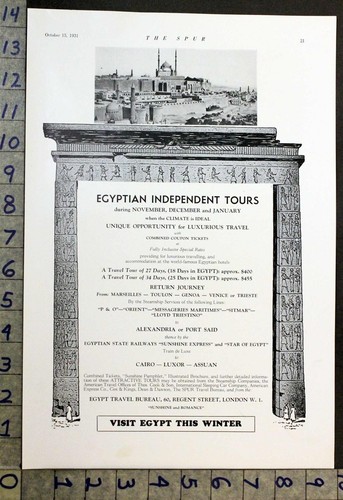1931 egyptian tour - tour, travel