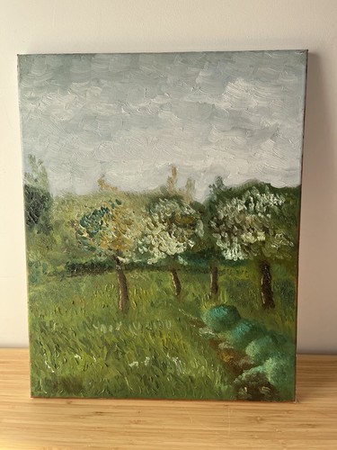Tableau paysage arbres - tableau,