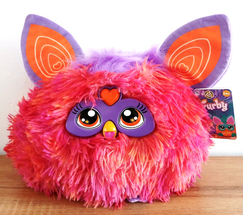 Peluche furby rose violet - furby, rose/violet