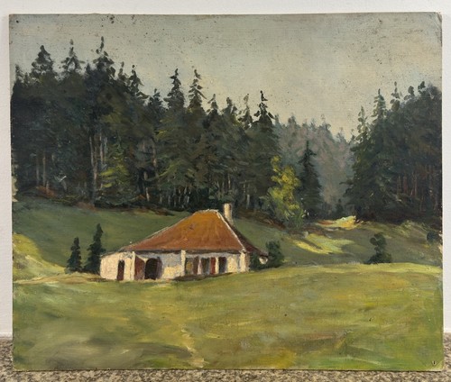 Huile sur panneau - début, xxe