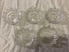 5 coupelles pour lustre en cristal