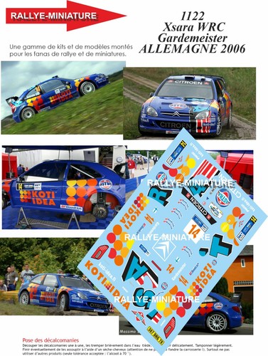 Decals ref 1122 - 1122, citroen