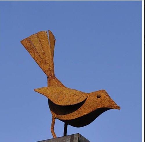 Oiseau acier corten - oiseau,