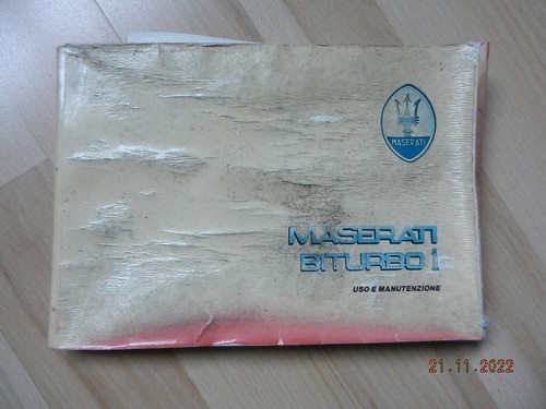 Notice utilisation maserati - notice, d'utilisation