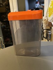 sucrier CURVER vintage orange boîte à riz, pâtes cuisine camping bec verseur