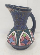 ancien vase amphora teplitz stellmacher ceramique faience autriche art nouveau