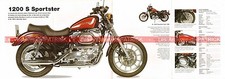HARLEY DAVIDSON XL 1200 S Sportster Sport 1996 Fiche Moto 000511