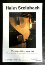 Haim Steinbach 2007 Large Vintage Offset Lithograph, Ham, Galerie Laurent Godin.