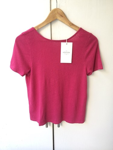 Sezane alie top shirt - sezane, rose