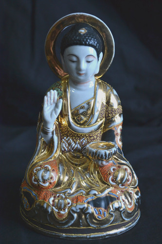 Statuette bouddha porte encens - statuette,