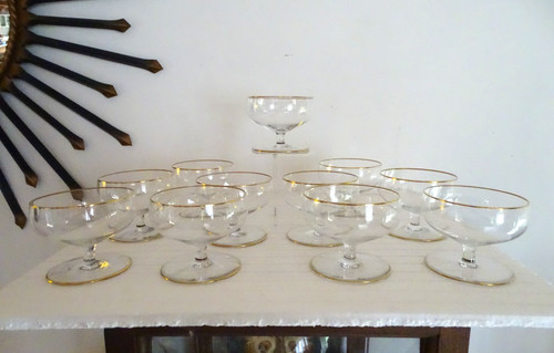 Coupes champagne cristal - coupes,