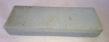 Ancien aiguiseur Pierre d'affûtage aiguisé 2 grains pour outil couteau ciseau