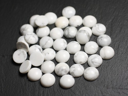 1pc cabochon pierre howlite - 1pc,