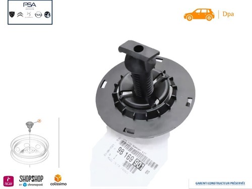Vis fix support roue secours - support,