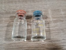 Petite Fioles Flacon Ancien De Laboratoire En Verre