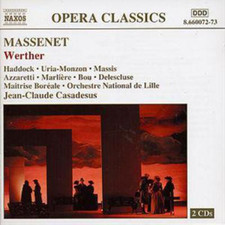 Jules Massenet Werther (Casadesus, On De Lille, Haddock, Massis) (CD) Album