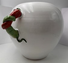 🇫🇷 Rare Hilton Mc Connico importante lampe en céramique pimento par Vermont