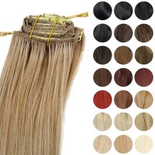 Extensions À Clip Huit Pièces Ensemble Complet Allongement De Cheveux Mèches 40