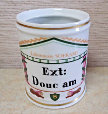 POT Pharmacie - Apothicaire  en Porcelaine THARAUD Limoges, sans couvercle