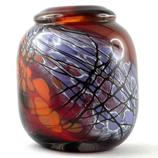 VASE Ancien Verre FRANÇOIS LE